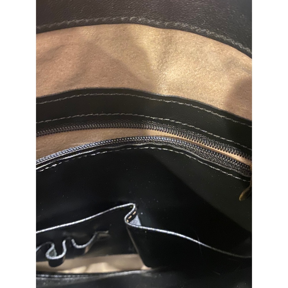 Brahmin Kendal Adjustable Strap Leather and Croc Embossed Shoulder Bag - Picture 8 of 14